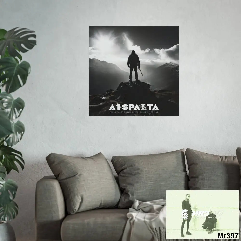 Mount Snowdon In Blind the summit 2nd SAS link done May 20X No 14 Fine Art Posters Poster