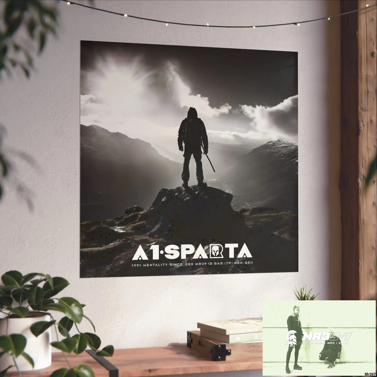 Mount Snowdon In Blind the summit 2nd SAS link done May 20X No 14 Fine Art Posters Poster