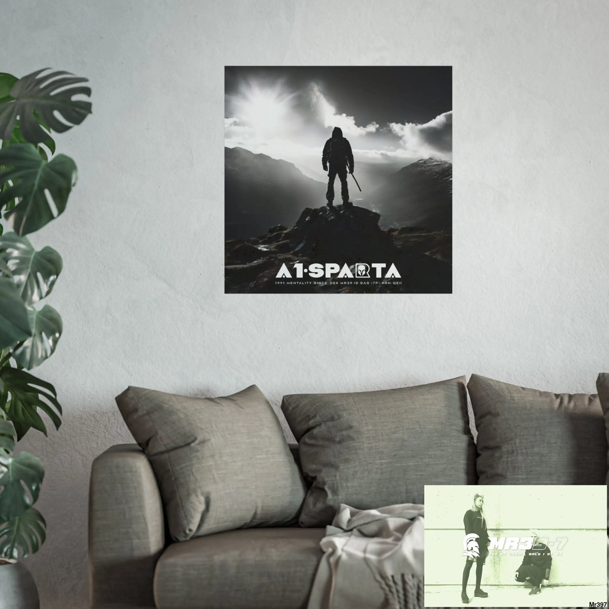 Mount Snowdon In Blind the summit 2nd SAS link done May 20X No 14 Fine Art Posters Poster
