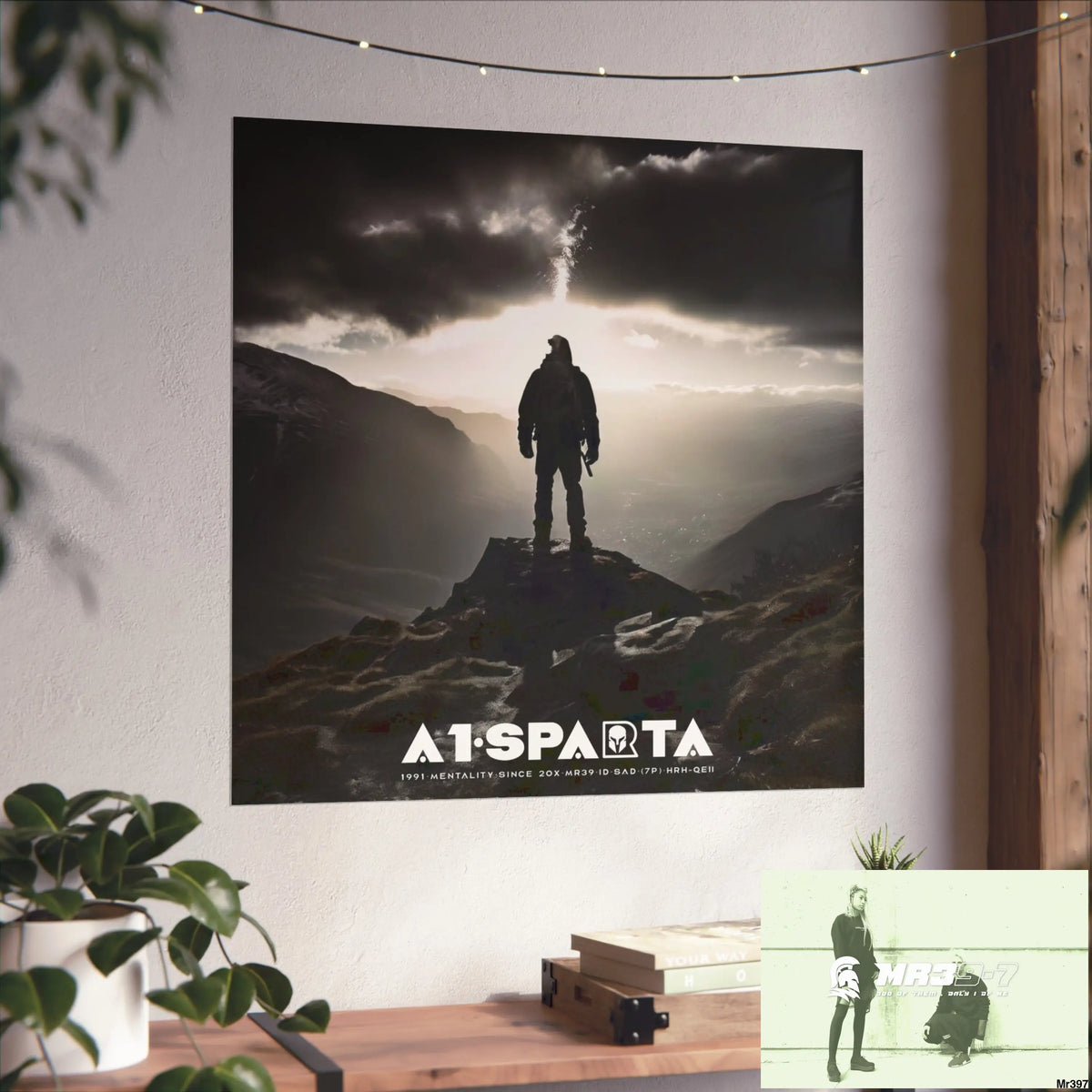 Mount Snowdon In Blind the summit 2nd SAS link done May 20X No 15 Fine Art Posters Poster