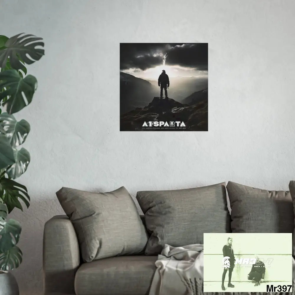 Mount Snowdon In Blind the summit 2nd SAS link done May 20X No 15 Fine Art Posters Poster