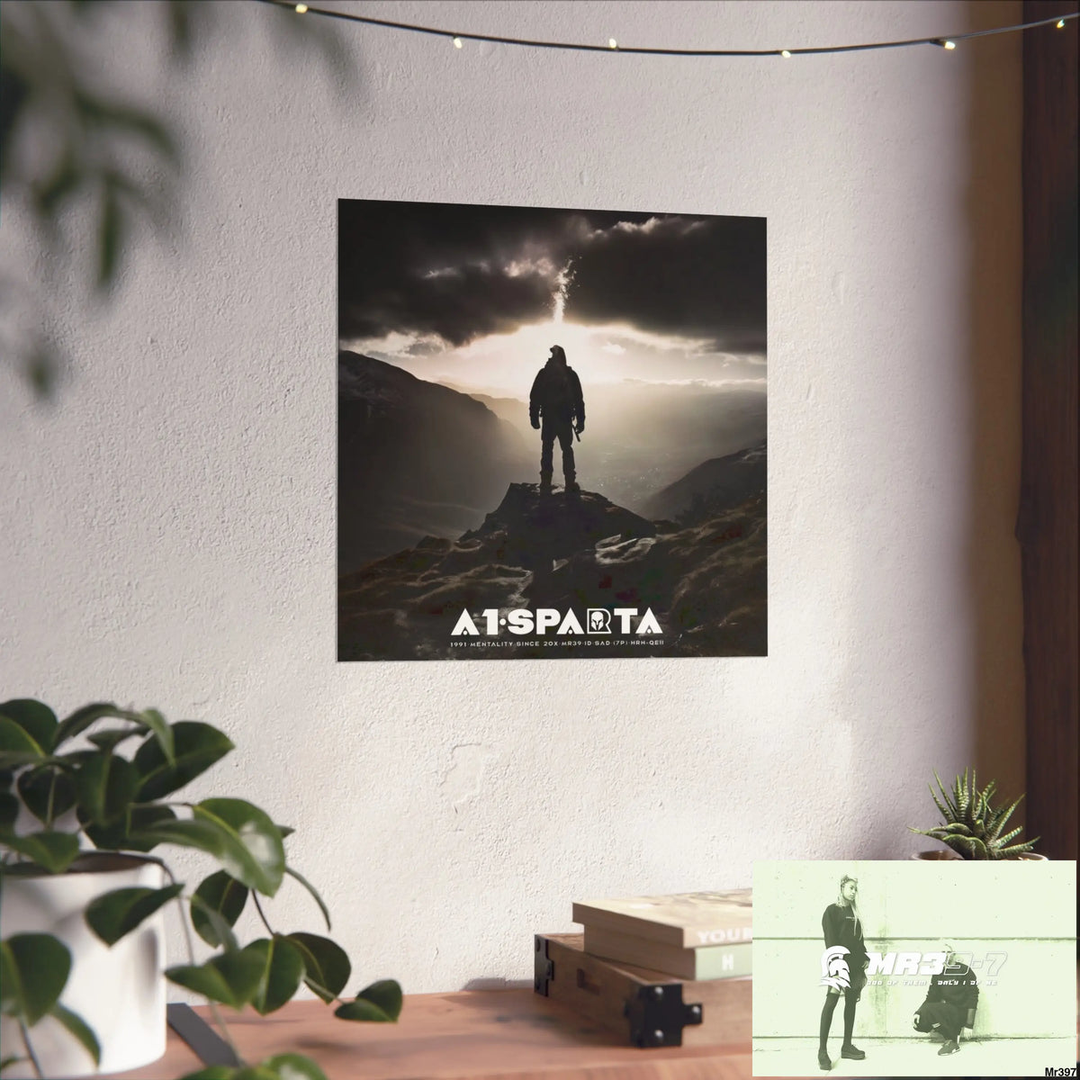 Mount Snowdon In Blind the summit 2nd SAS link done May 20X No 15 Fine Art Posters Poster