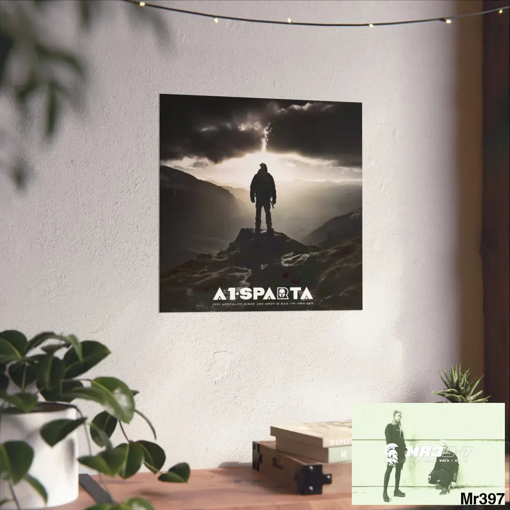 Mount Snowdon In Blind the summit 2nd SAS link done May 20X No 15 Fine Art Posters Poster