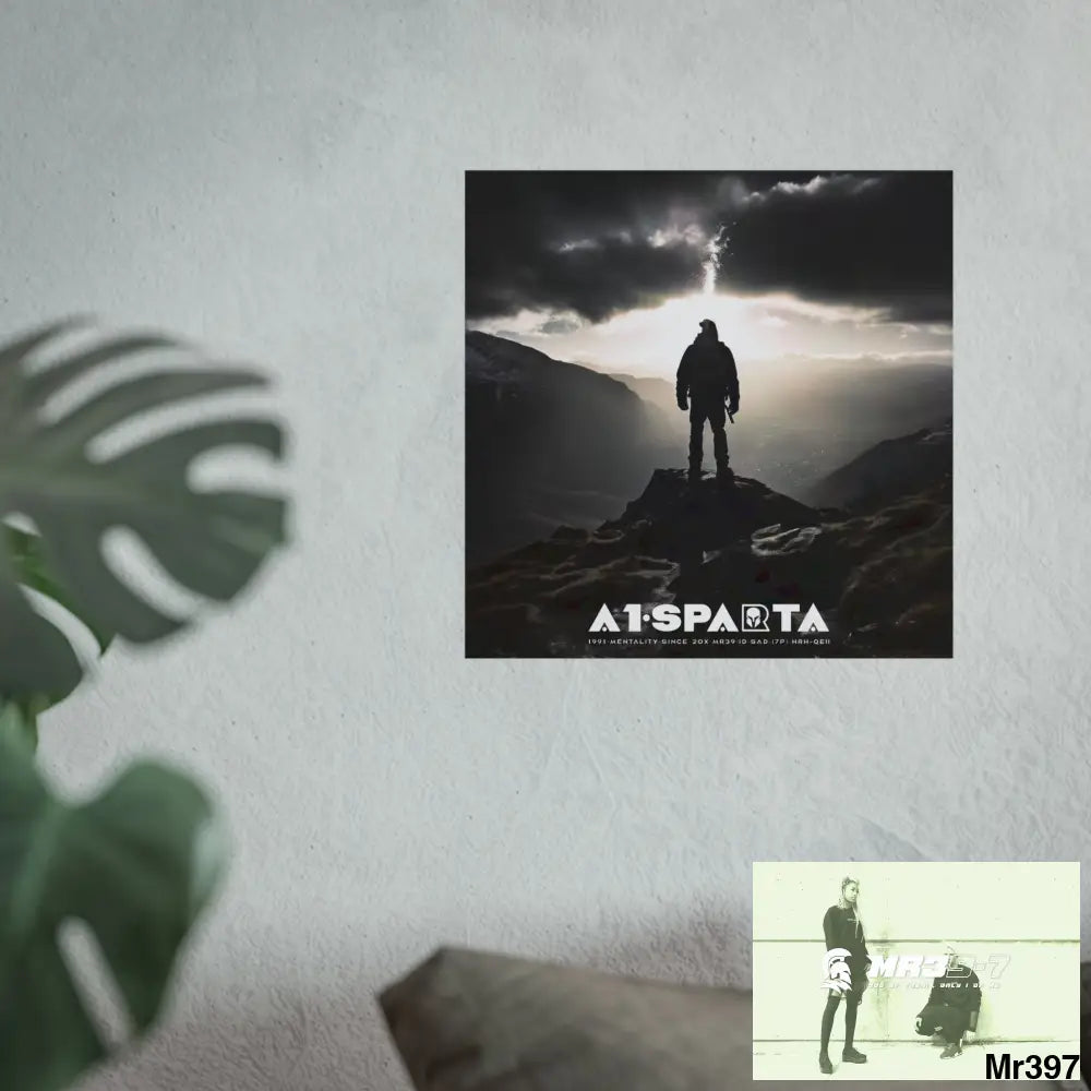 Mount Snowdon In Blind the summit 2nd SAS link done May 20X No 15 Fine Art Posters Poster