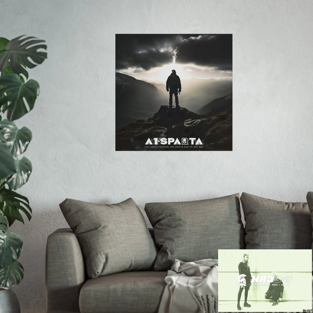 Mount Snowdon In Blind the summit 2nd SAS link done May 20X No 15 Fine Art Posters Poster
