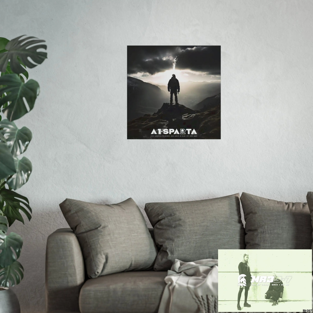 Mount Snowdon In Blind the summit 2nd SAS link done May 20X No 15 Fine Art Posters Poster