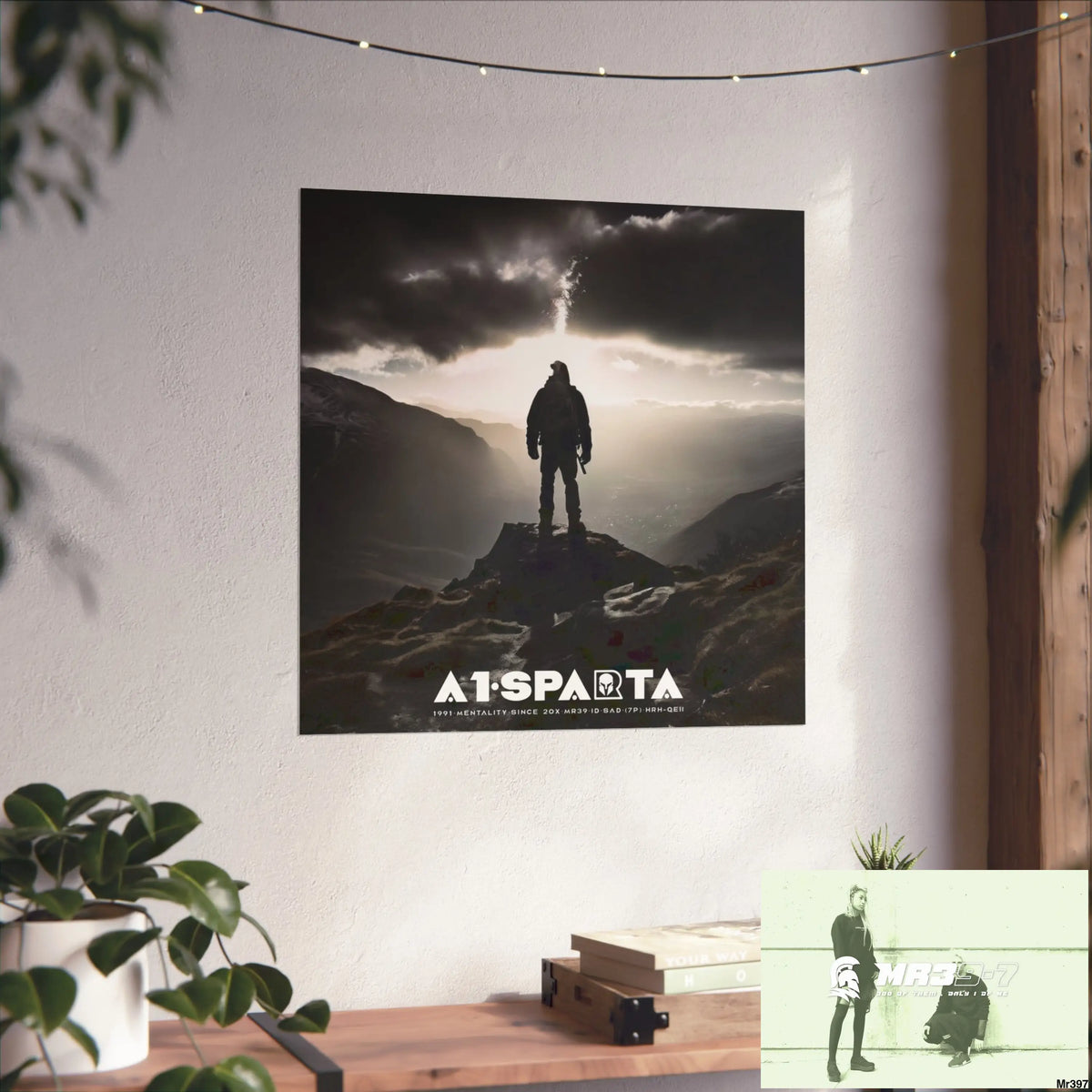 Mount Snowdon In Blind the summit 2nd SAS link done May 20X No 15 Fine Art Posters Poster