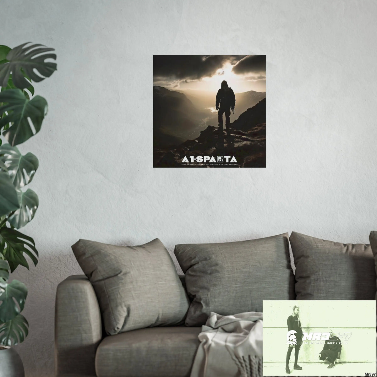 Mount Snowdon In Blind the summit 2nd SAS link done May 20X No 16 Fine Art Posters Poster