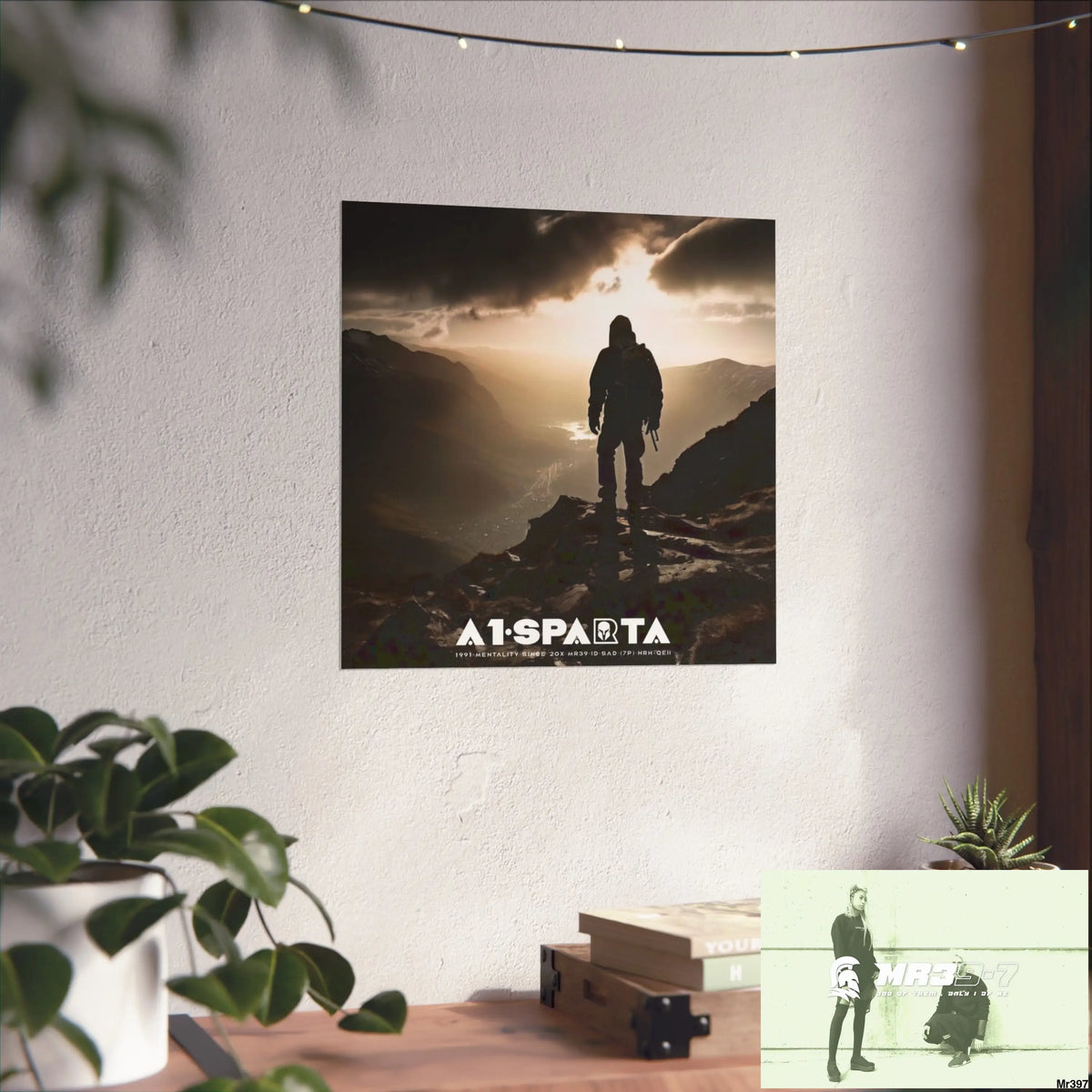 Mount Snowdon In Blind the summit 2nd SAS link done May 20X No 16 Fine Art Posters Poster