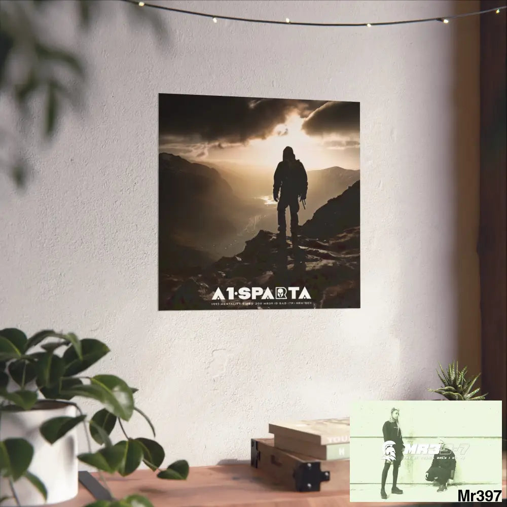 Mount Snowdon In Blind the summit 2nd SAS link done May 20X No 16 Fine Art Posters Poster