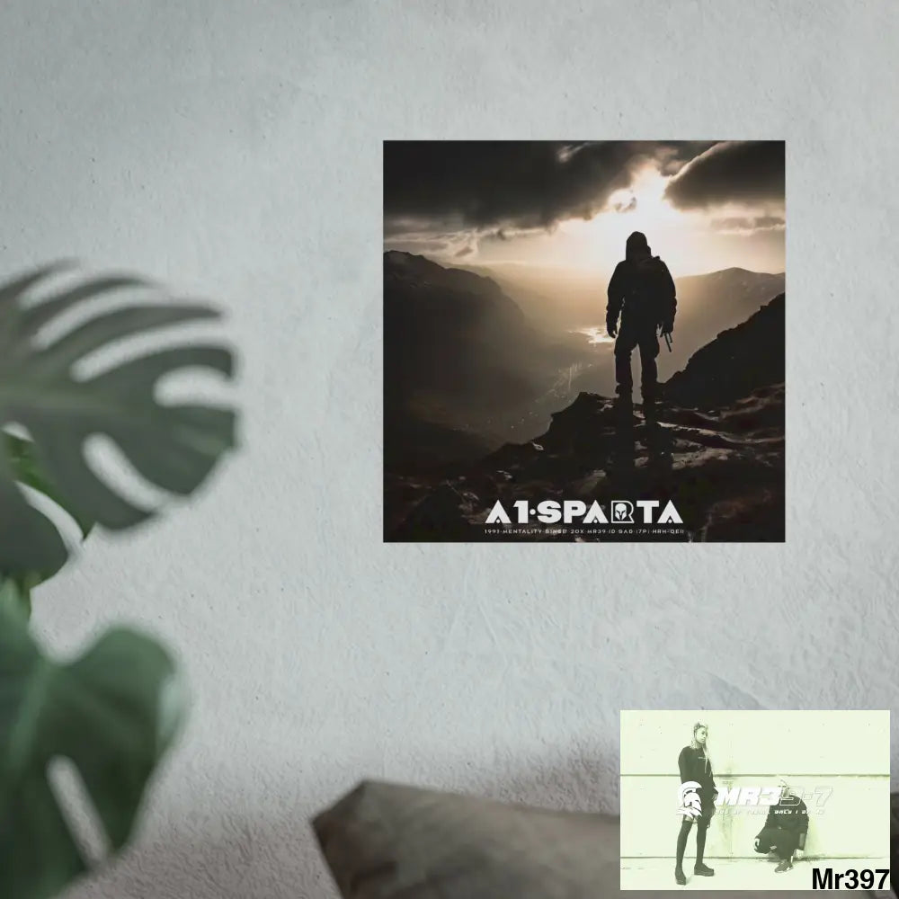 Mount Snowdon In Blind the summit 2nd SAS link done May 20X No 16 Fine Art Posters Poster