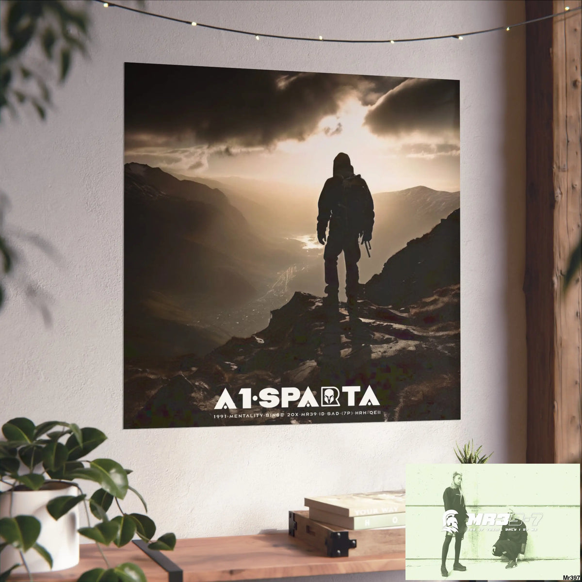 Mount Snowdon In Blind the summit 2nd SAS link done May 20X No 16 Fine Art Posters Poster