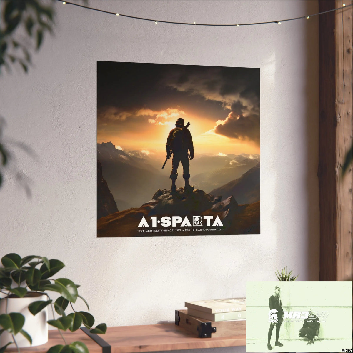 Mount Snowdon In Blind the summit 2nd SAS link done May 20X No 17 Fine Art Posters Poster