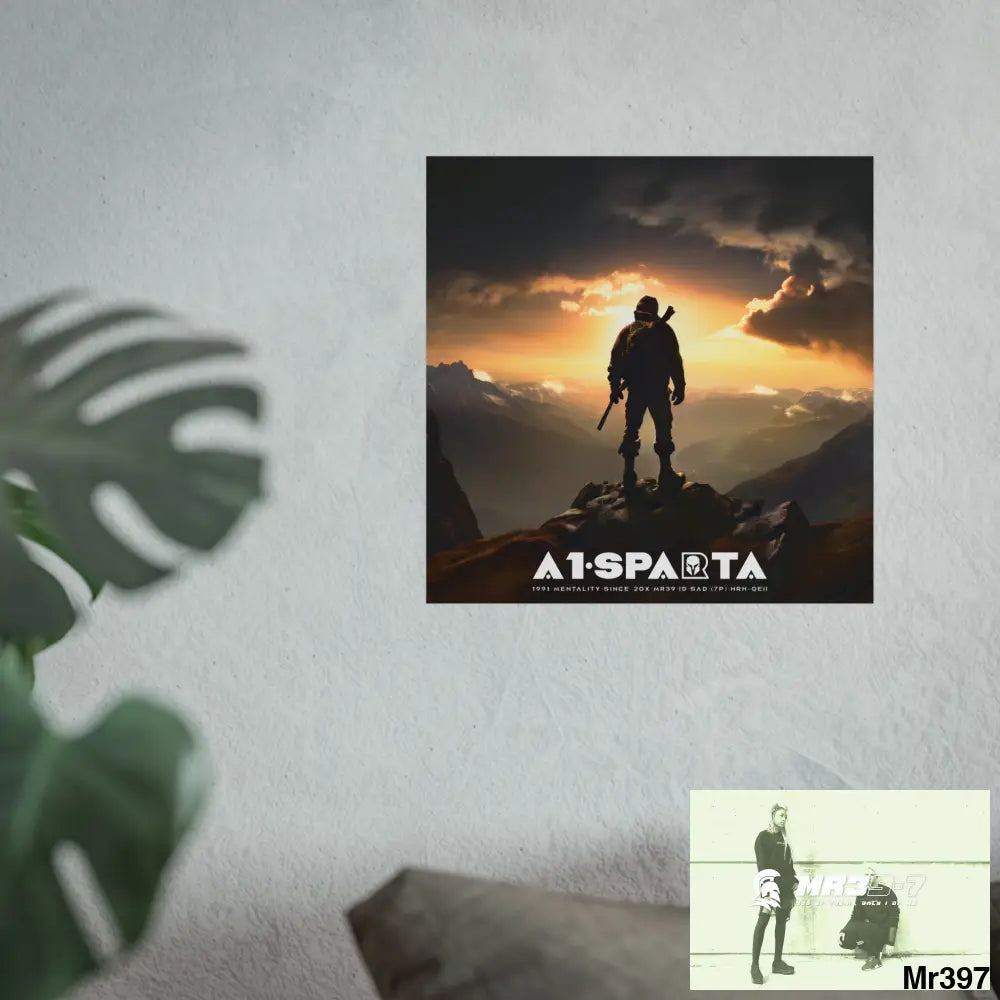 Mount Snowdon In Blind the summit 2nd SAS link done May 20X No 17 Fine Art Posters Poster