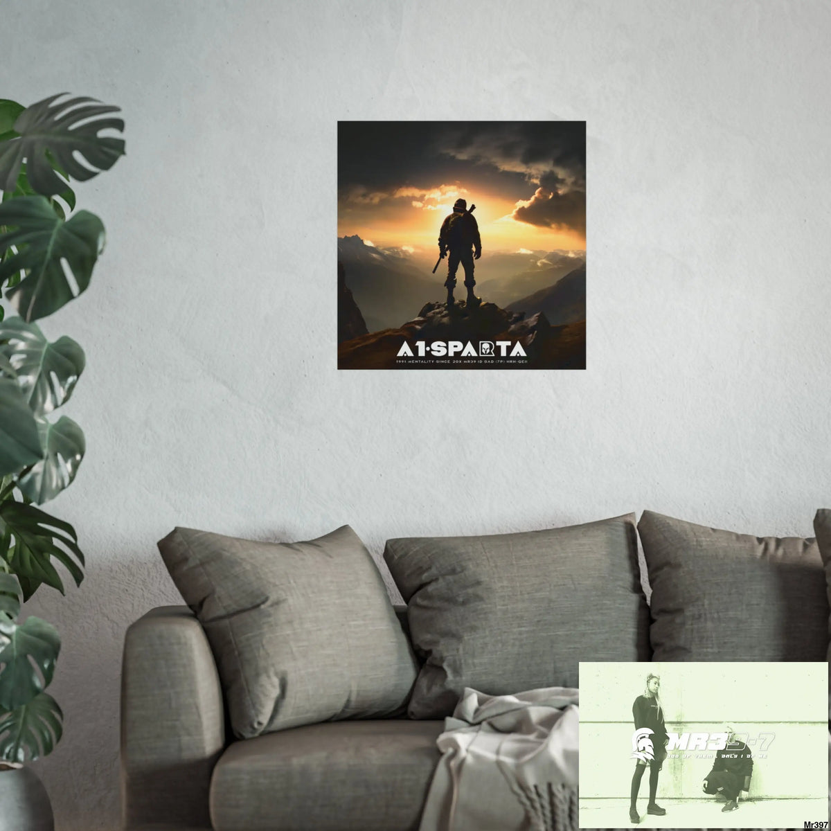 Mount Snowdon In Blind the summit 2nd SAS link done May 20X No 17 Fine Art Posters Poster