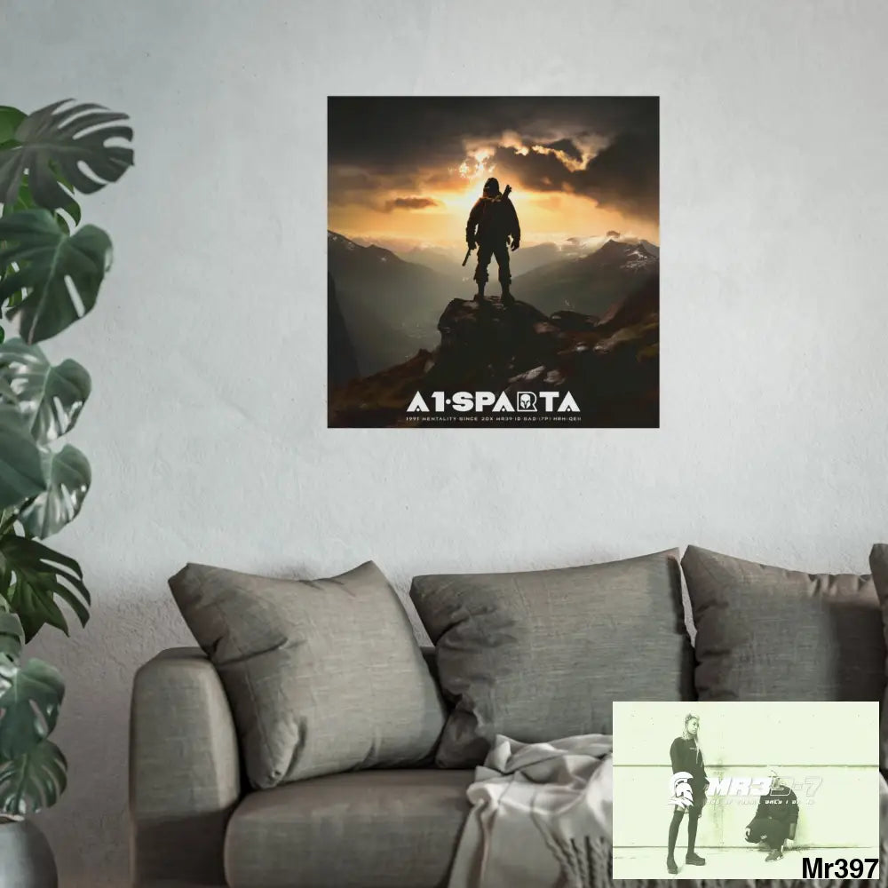 Mount Snowdon In Blind the summit 2nd SAS link done May 20X No 18 Fine Art Posters Poster