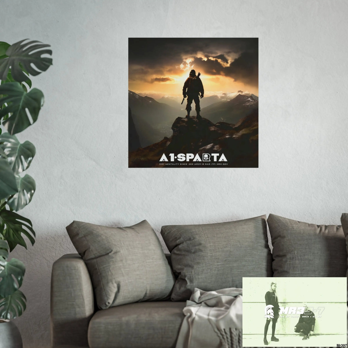 Mount Snowdon In Blind the summit 2nd SAS link done May 20X No 18 Fine Art Posters Poster