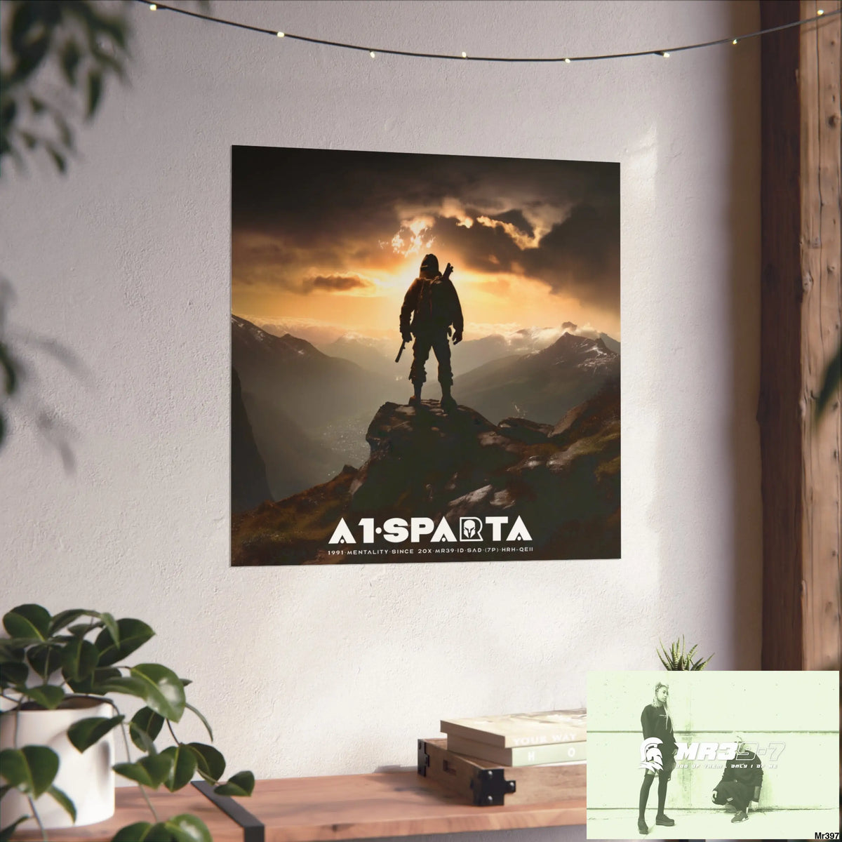 Mount Snowdon In Blind the summit 2nd SAS link done May 20X No 18 Fine Art Posters Poster