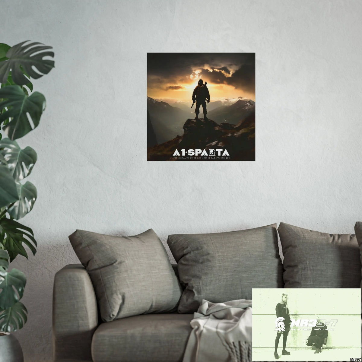 Mount Snowdon In Blind the summit 2nd SAS link done May 20X No 18 Fine Art Posters Poster