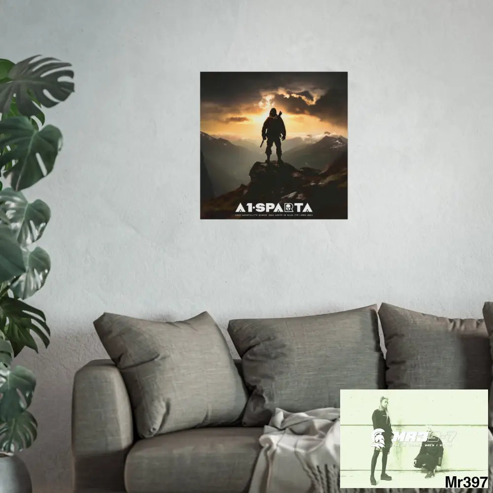 Mount Snowdon In Blind the summit 2nd SAS link done May 20X No 18 Fine Art Posters Poster