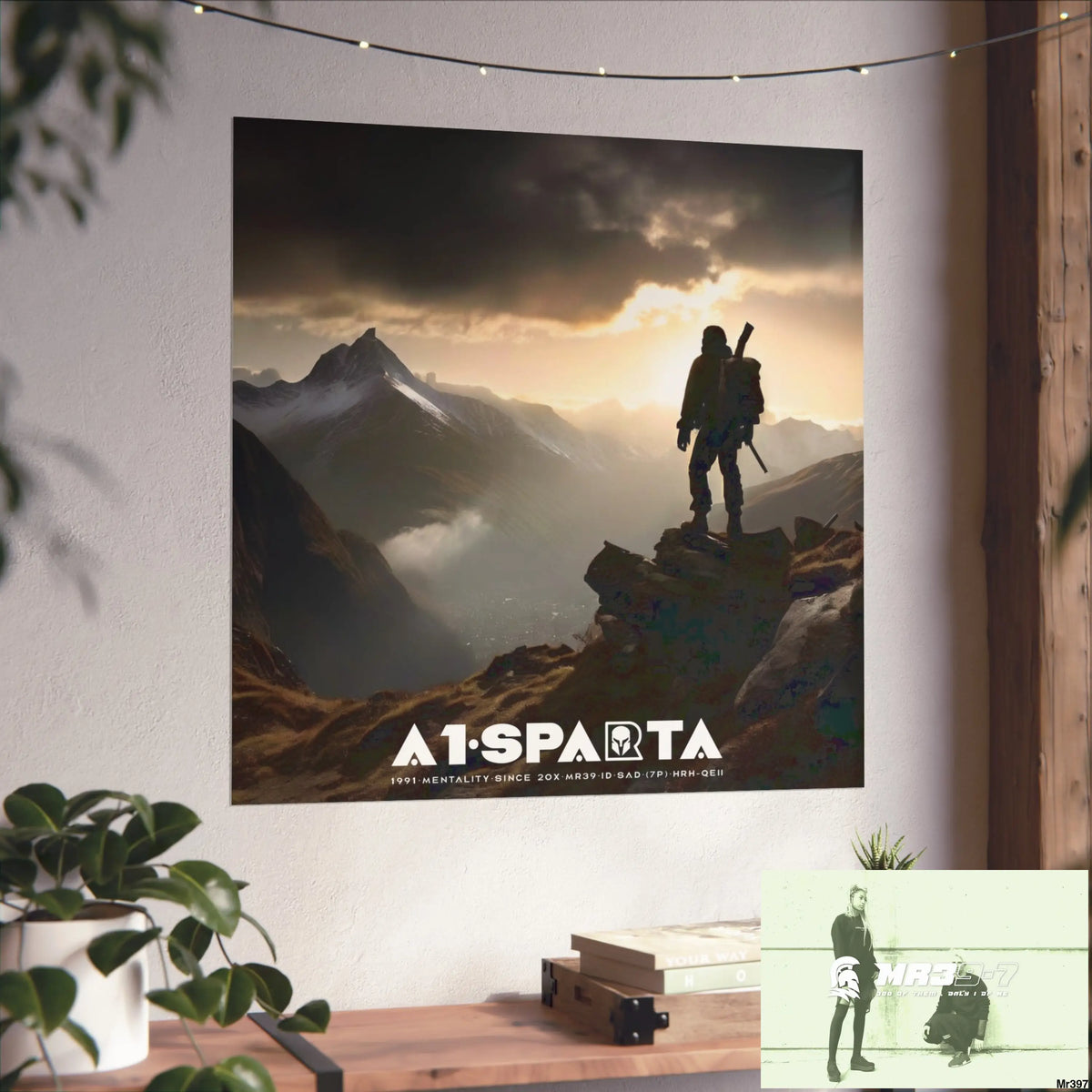 Mount Snowdon In Blind the summit 2nd SAS link done May 20X No 19 Fine Art Posters Poster