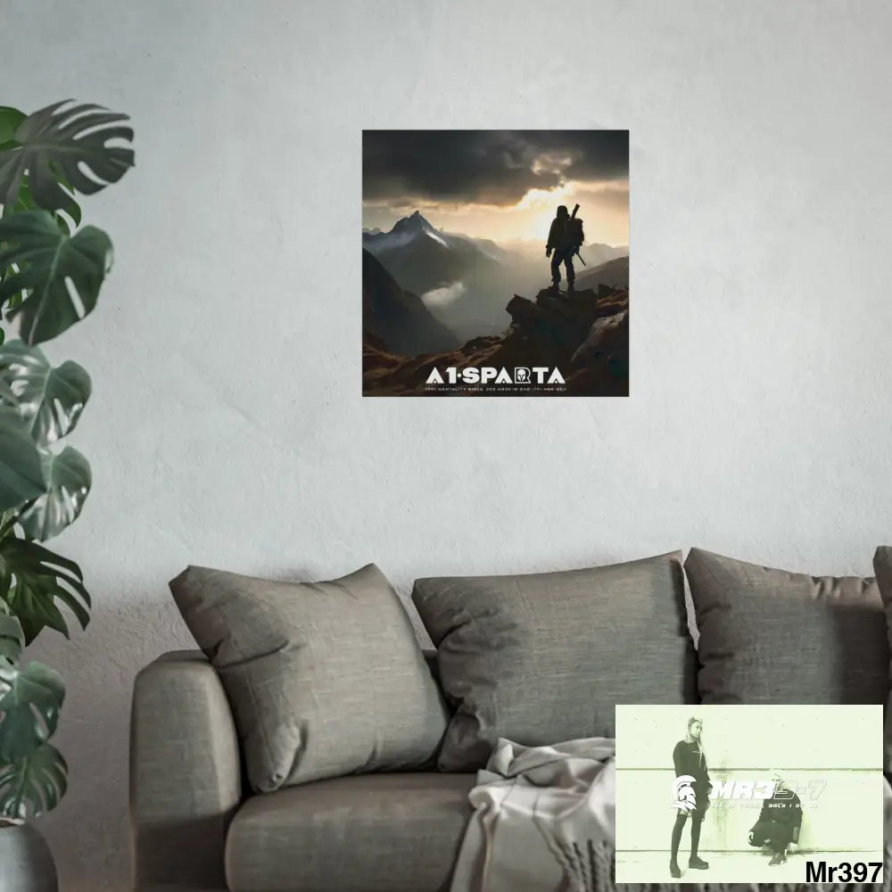 Mount Snowdon In Blind the summit 2nd SAS link done May 20X No 19 Fine Art Posters Poster