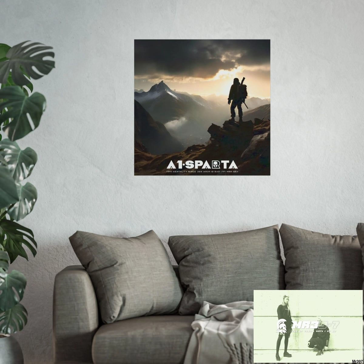 Mount Snowdon In Blind the summit 2nd SAS link done May 20X No 19 Fine Art Posters Poster