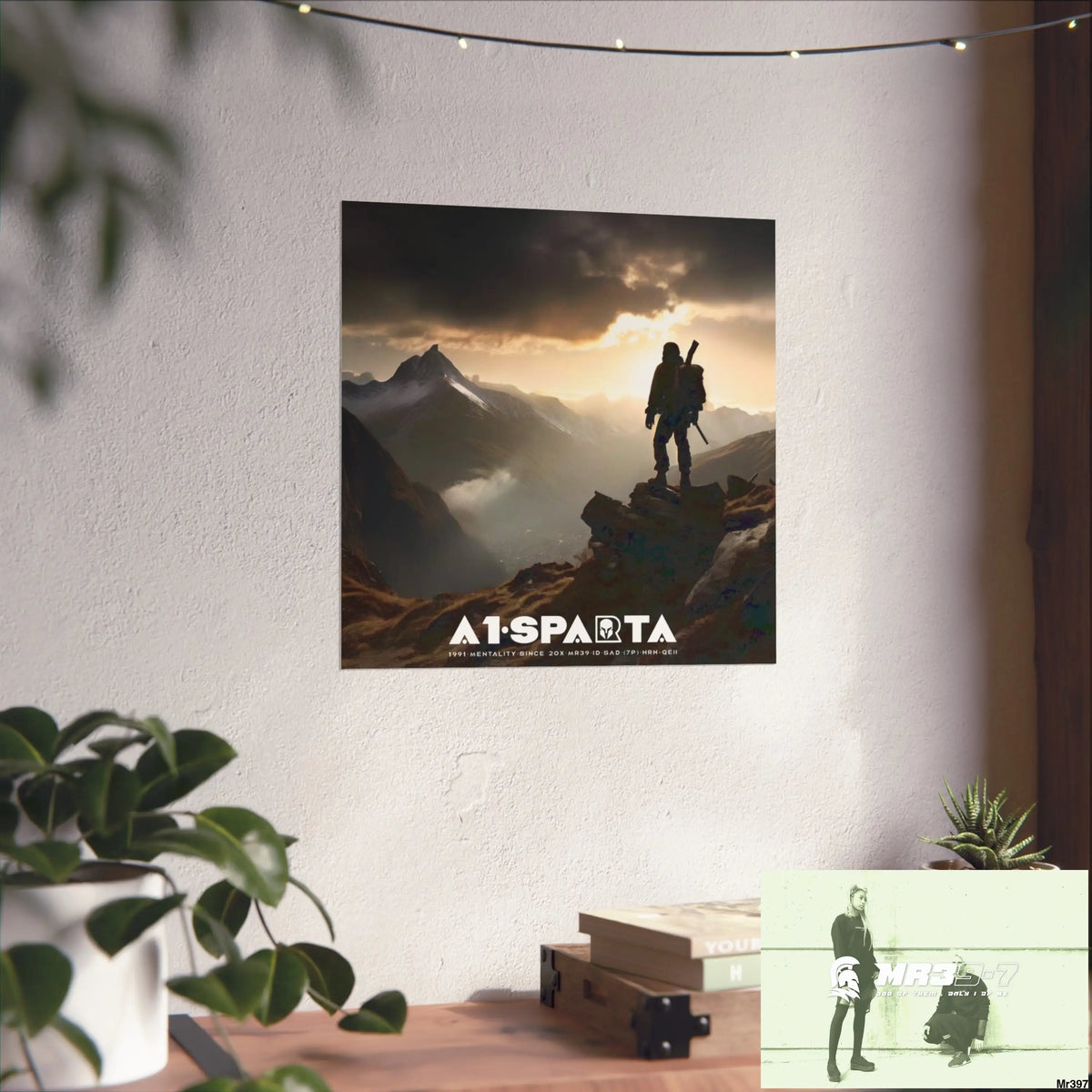 Mount Snowdon In Blind the summit 2nd SAS link done May 20X No 19 Fine Art Posters Poster