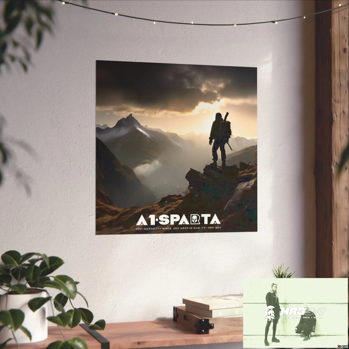 Mount Snowdon In Blind the summit 2nd SAS link done May 20X No 19 Fine Art Posters Poster