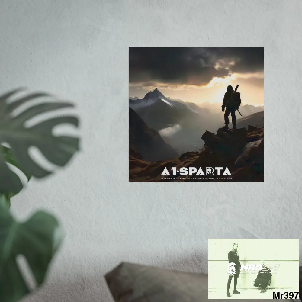 Mount Snowdon In Blind the summit 2nd SAS link done May 20X No 19 Fine Art Posters Poster