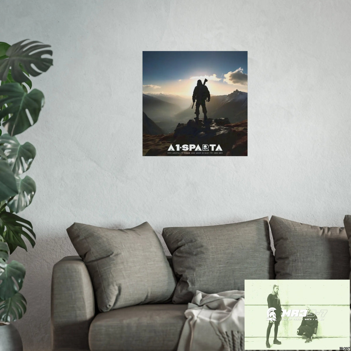 Mount Snowdon In Blind the summit 2nd SAS link done May 20X No 20 Fine Art Posters Poster