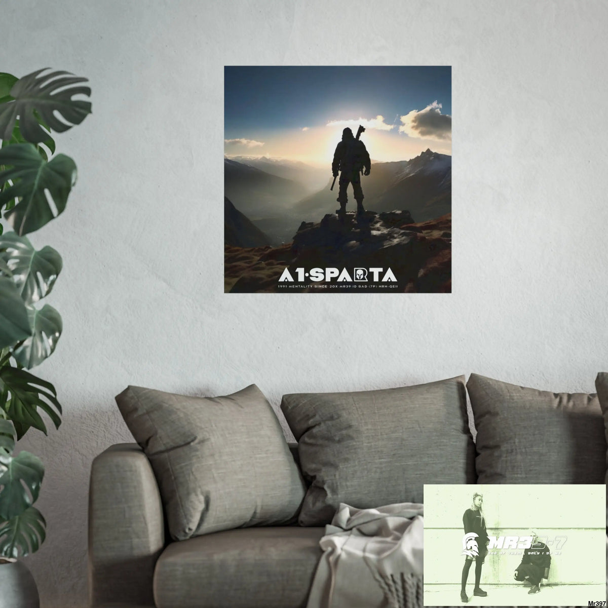Mount Snowdon In Blind the summit 2nd SAS link done May 20X No 20 Fine Art Posters Poster
