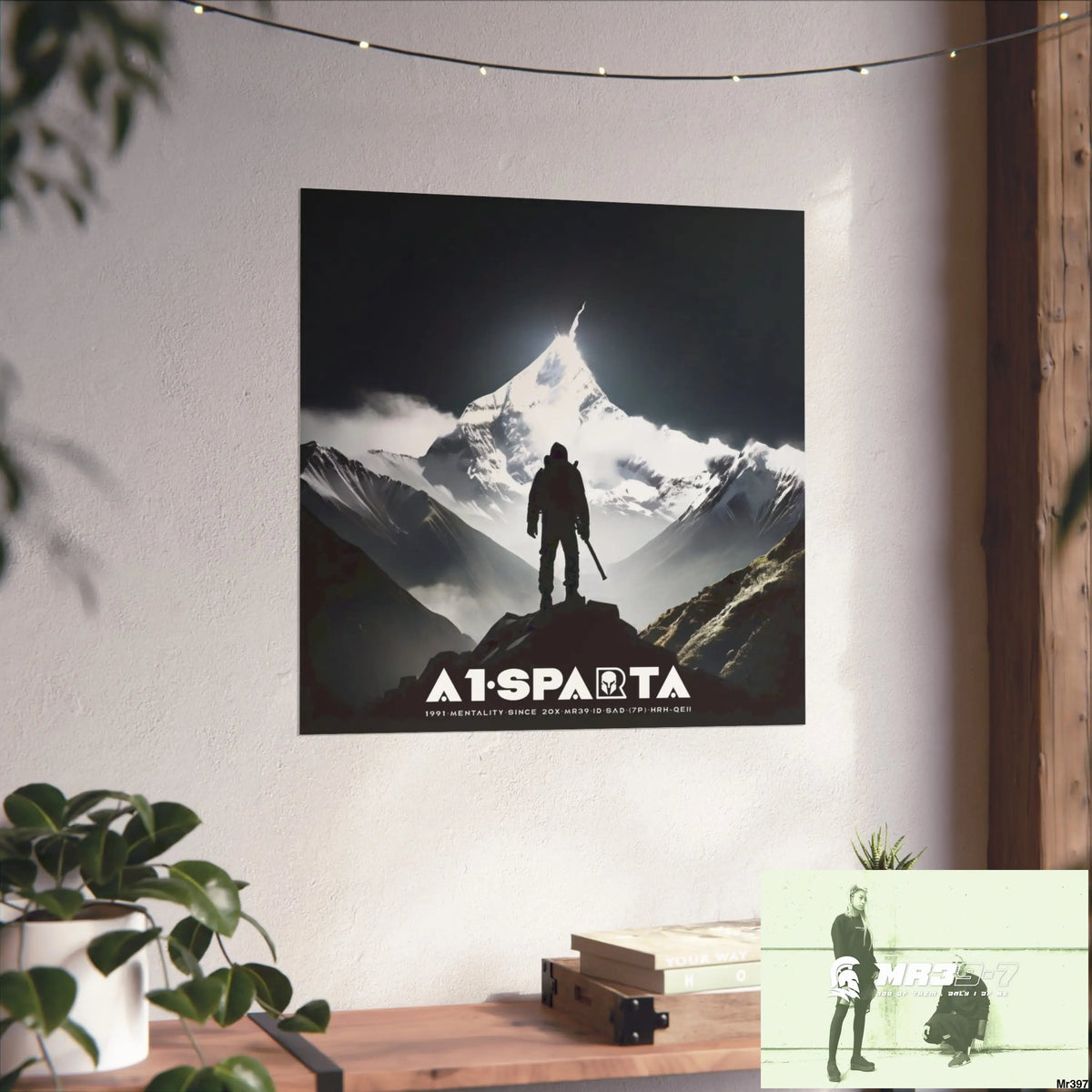 Mount Snowdon In Blind the summit 2nd SAS link done May 20X No 21 Fine Art Posters Poster