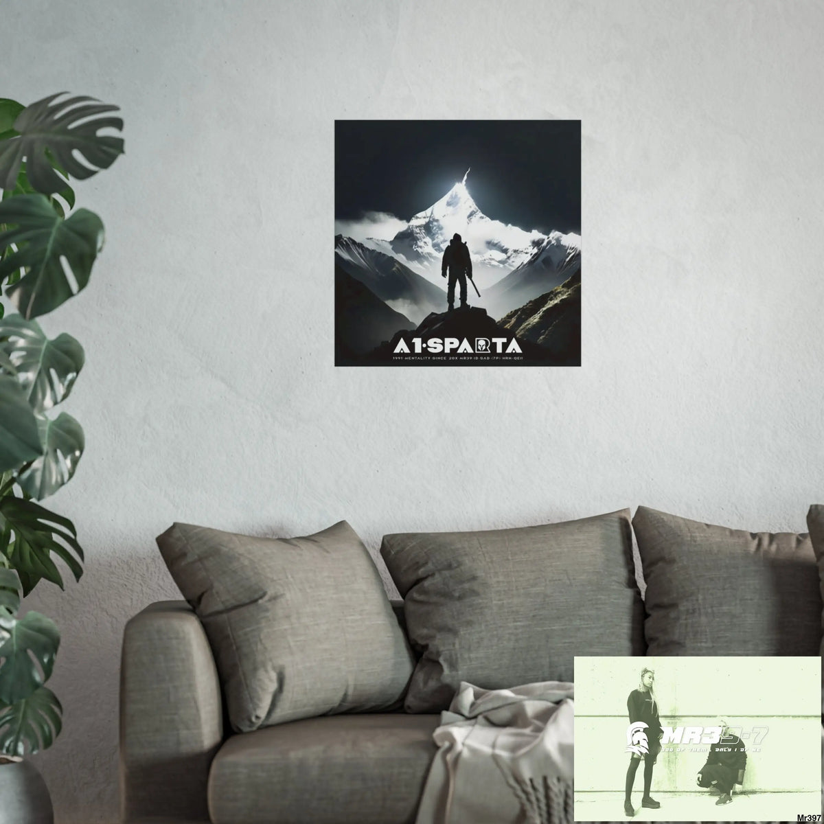 Mount Snowdon In Blind the summit 2nd SAS link done May 20X No 21 Fine Art Posters Poster
