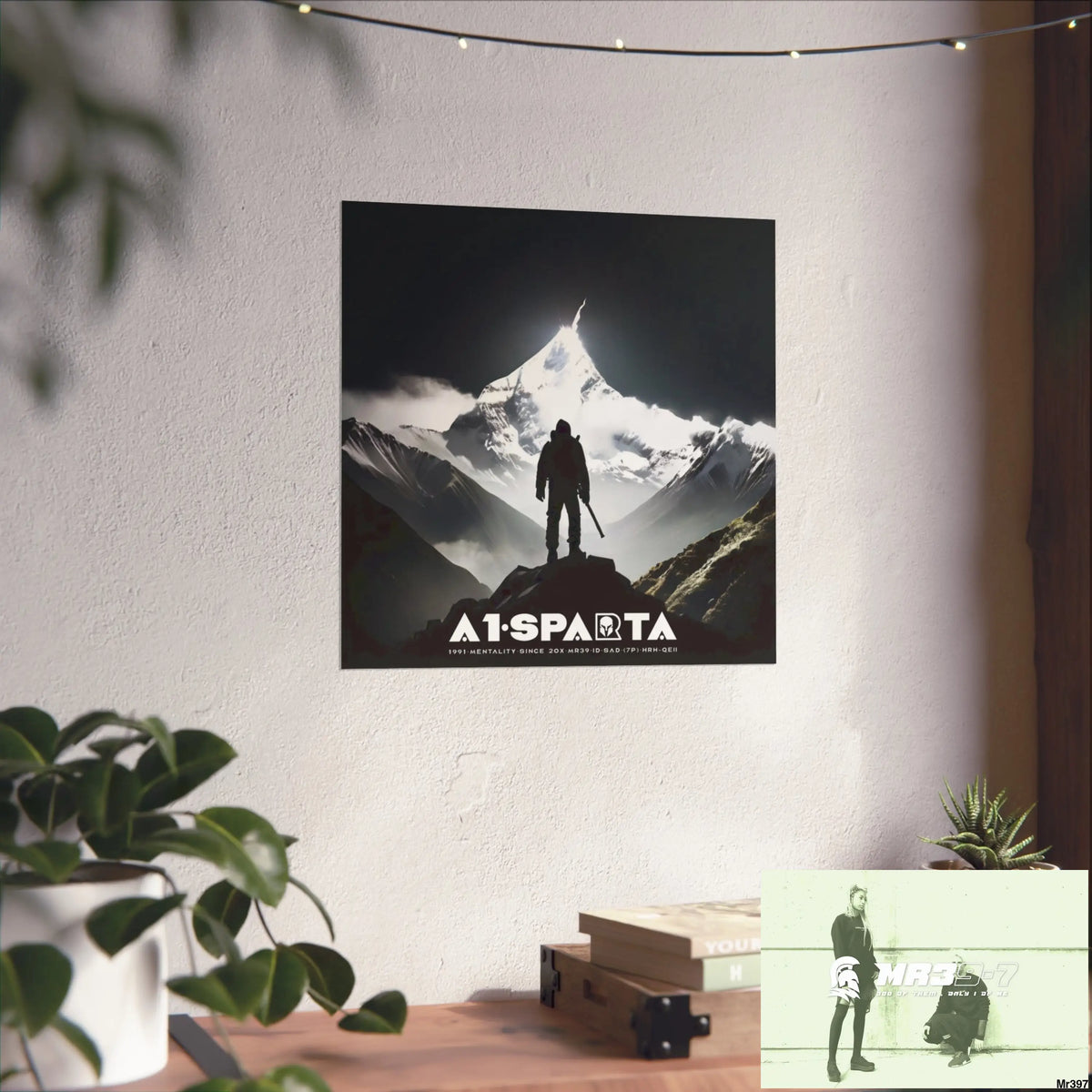 Mount Snowdon In Blind the summit 2nd SAS link done May 20X No 21 Fine Art Posters Poster