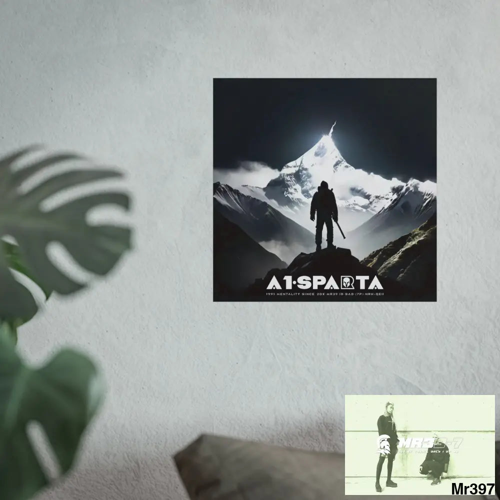 Mount Snowdon In Blind the summit 2nd SAS link done May 20X No 21 Fine Art Posters Poster