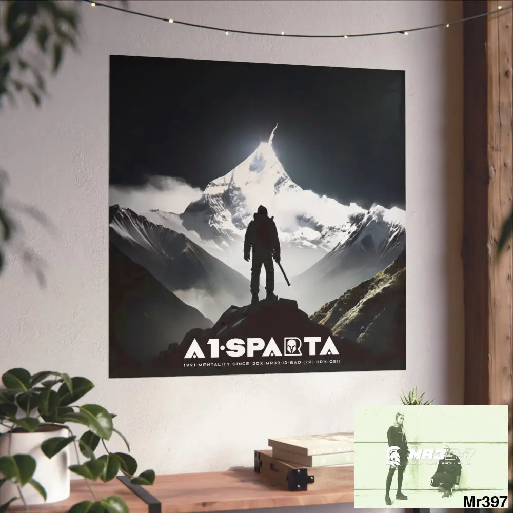 Mount Snowdon In Blind the summit 2nd SAS link done May 20X No 21 Fine Art Posters Poster