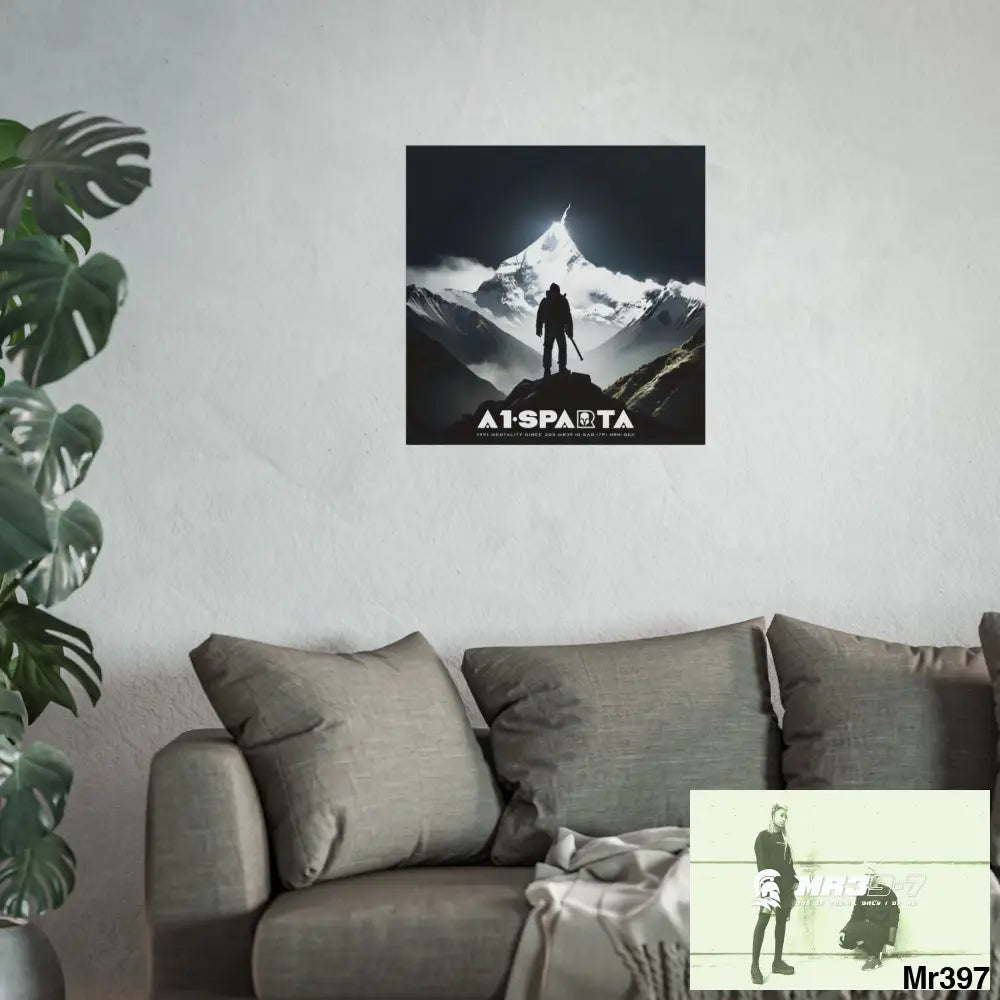 Mount Snowdon In Blind the summit 2nd SAS link done May 20X No 21 Fine Art Posters Poster