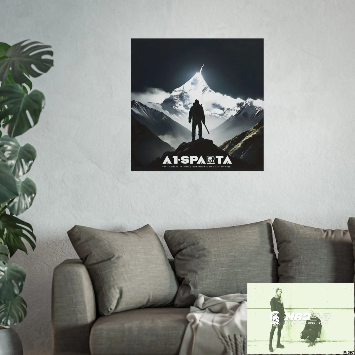 Mount Snowdon In Blind the summit 2nd SAS link done May 20X No 21 Fine Art Posters Poster