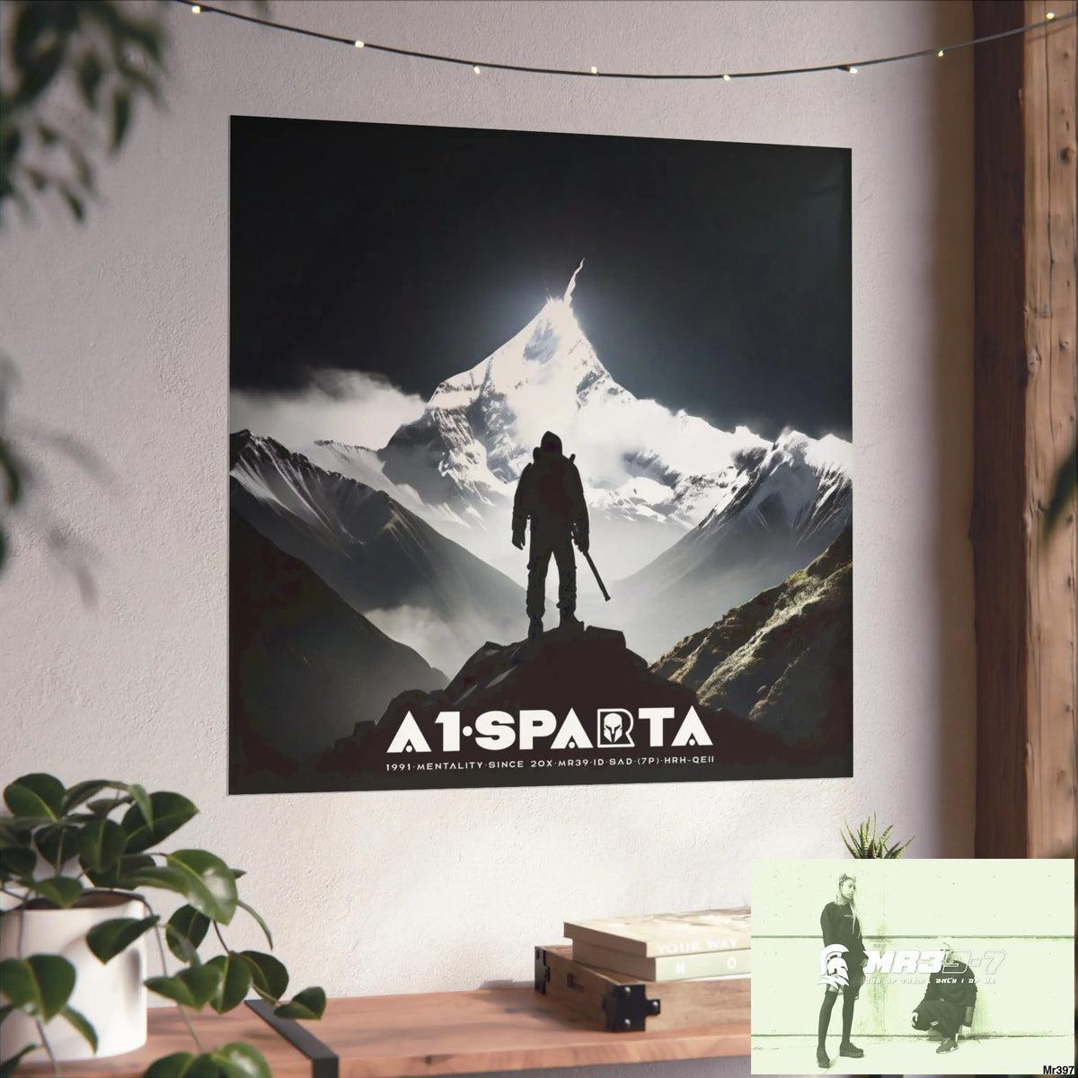 Mount Snowdon In Blind the summit 2nd SAS link done May 20X No 21 Fine Art Posters Poster