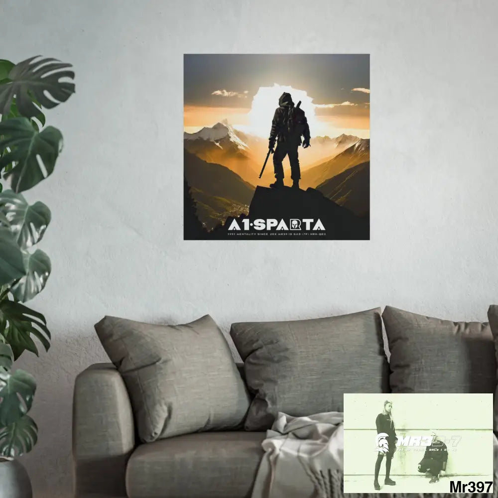 Mount Snowdon In Blind the summit 2nd SAS link done May 20X No 22 Fine Art Posters Poster