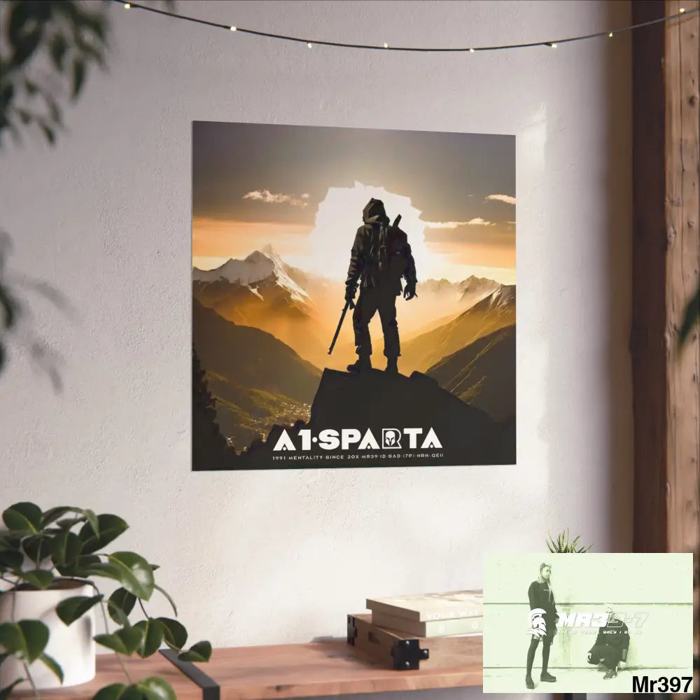 Mount Snowdon In Blind the summit 2nd SAS link done May 20X No 22 Fine Art Posters Poster