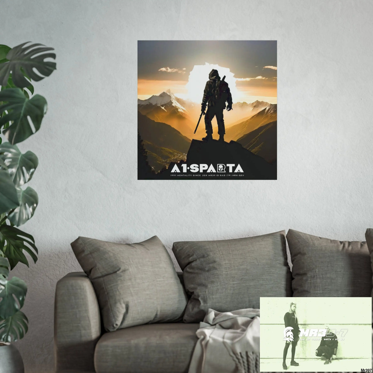 Mount Snowdon In Blind the summit 2nd SAS link done May 20X No 22 Fine Art Posters Poster
