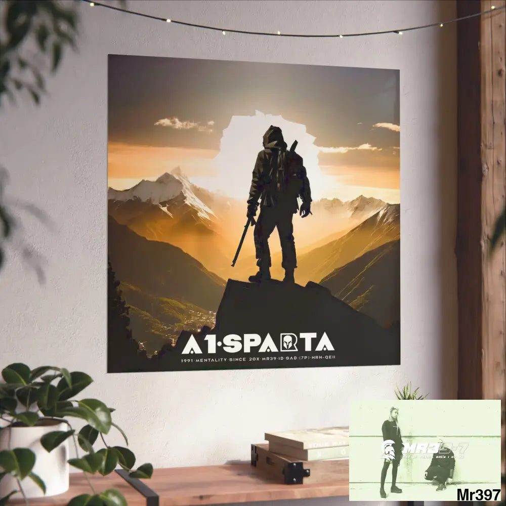 Mount Snowdon In Blind the summit 2nd SAS link done May 20X No 22 Fine Art Posters Poster