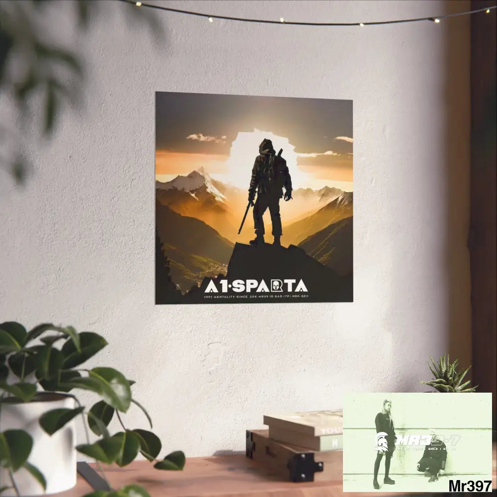 Mount Snowdon In Blind the summit 2nd SAS link done May 20X No 22 Fine Art Posters Poster