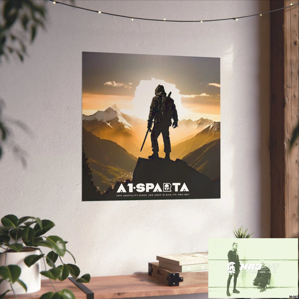 Mount Snowdon In Blind the summit 2nd SAS link done May 20X No 22 Fine Art Posters Poster