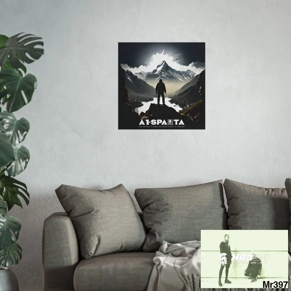 Mount Snowdon In Blind the summit 2nd SAS link done May 20X No 23 Fine Art Posters Poster