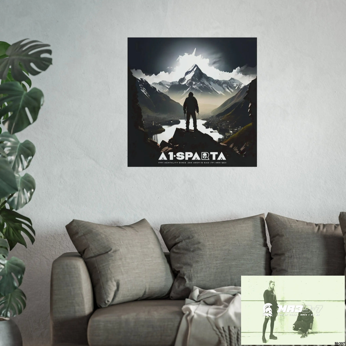 Mount Snowdon In Blind the summit 2nd SAS link done May 20X No 23 Fine Art Posters Poster