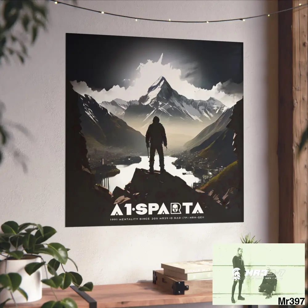 Mount Snowdon In Blind the summit 2nd SAS link done May 20X No 23 Fine Art Posters Poster