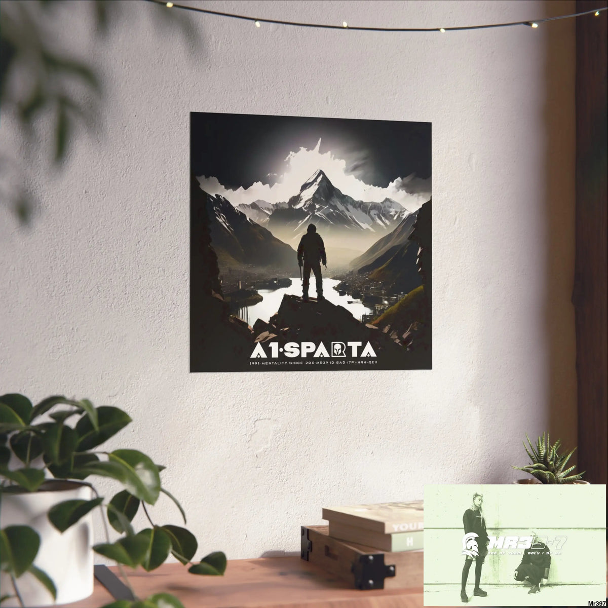 Mount Snowdon In Blind the summit 2nd SAS link done May 20X No 23 Fine Art Posters Poster